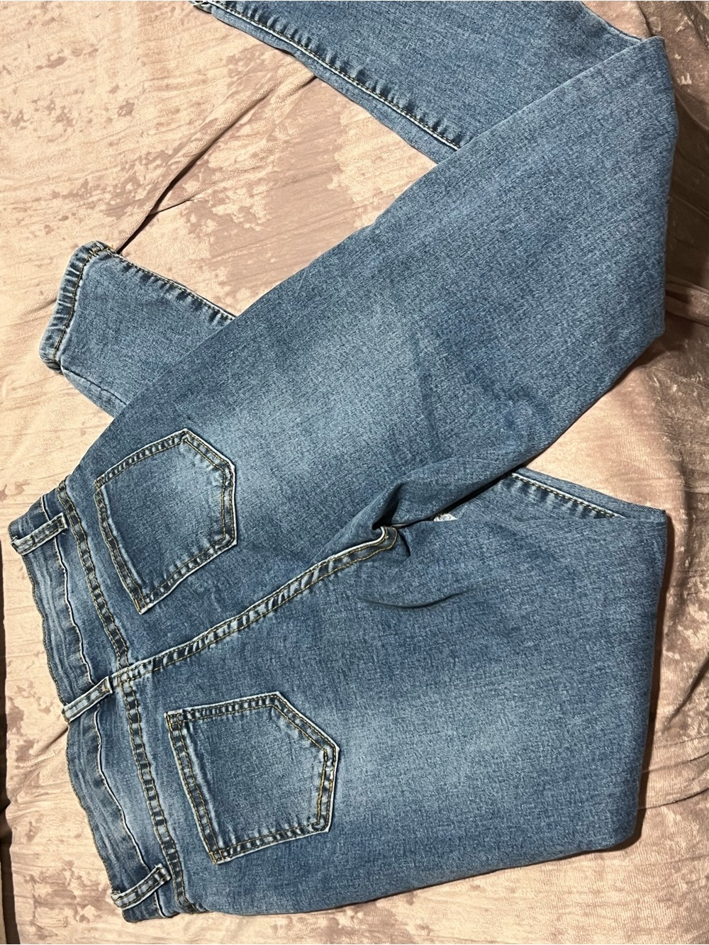 Classic Men’s Blue Denim Jeans